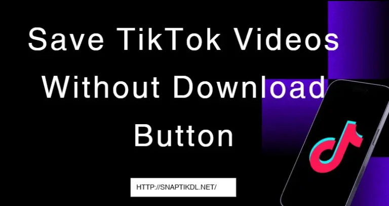 How to Save TikTok Videos with No Download Button